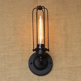 Retro Minimalistisk Industriel Sengebord Gang Trapper Balkon Dekorativ Væglampe