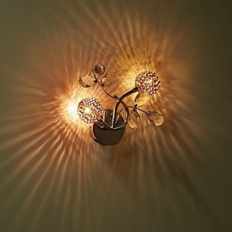 Væglamper Krystal Mini Style Moderne Moderne Metal
