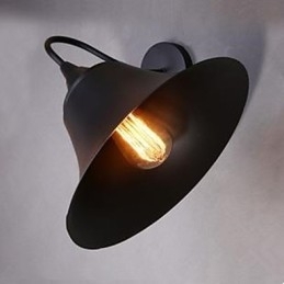 American Country Iron Cap Væglampe Smedejern Væglampe Archaize Srestoring Ancient Ways