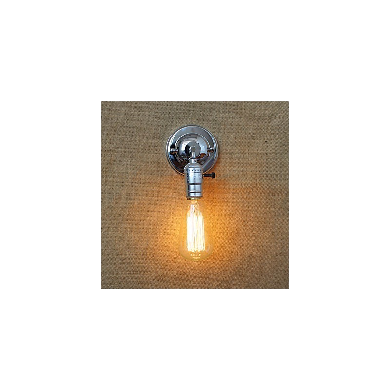 Drejekontakter American Rural Countryside Retro Moderne Edison Light Bulb Gang Mini Stue Væglampe