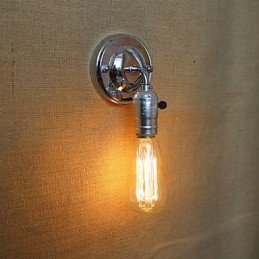 Drejekontakter American Rural Countryside Retro Moderne Edison Light Bulb Gang Mini Stue Væglampe