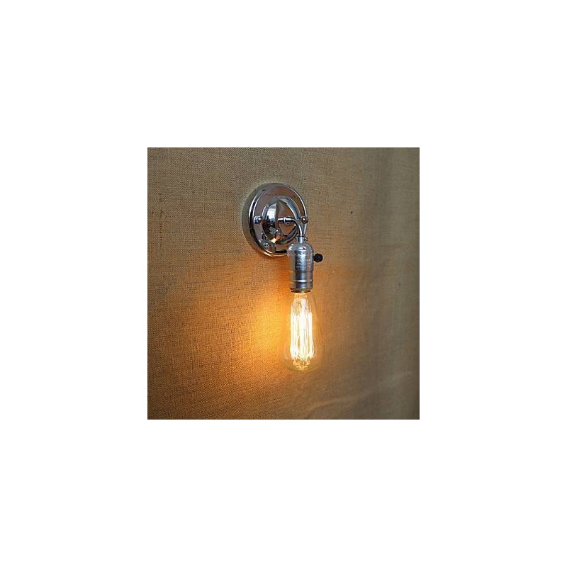Drejekontakter American Rural Countryside Retro Moderne Edison Light Bulb Gang Mini Stue Væglampe