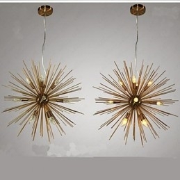 Retro Imitation Copper Creative line 12 Lysekrone