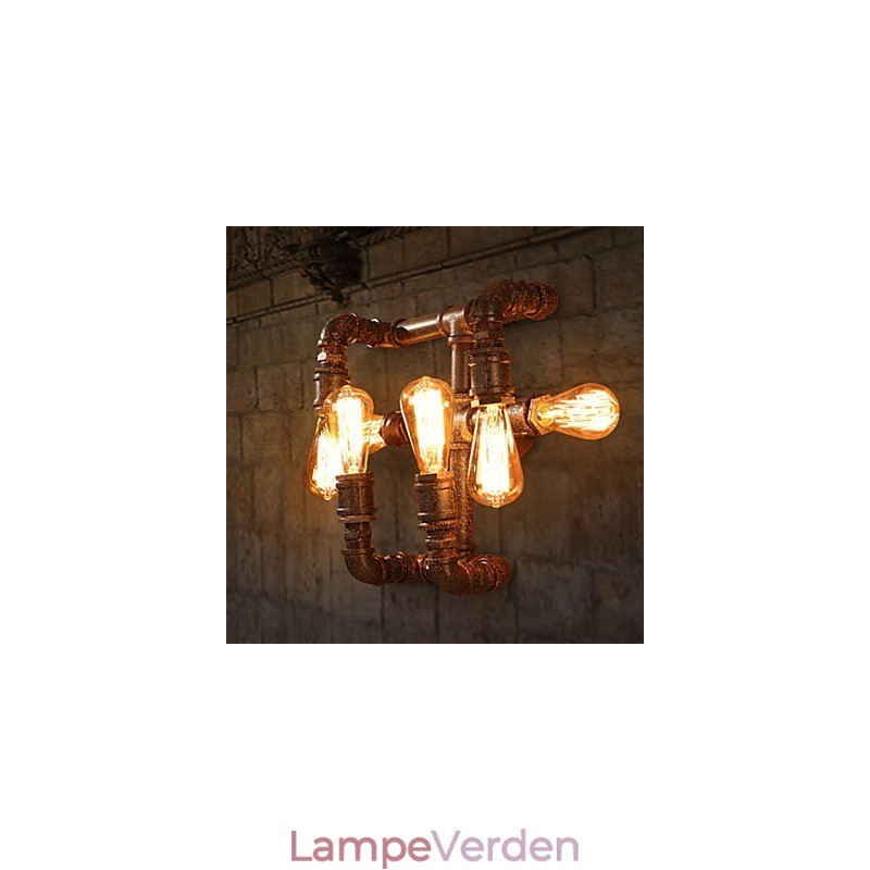 Retro Bar Iron Wall Sconces Mini Style Rustik Lodge Metal