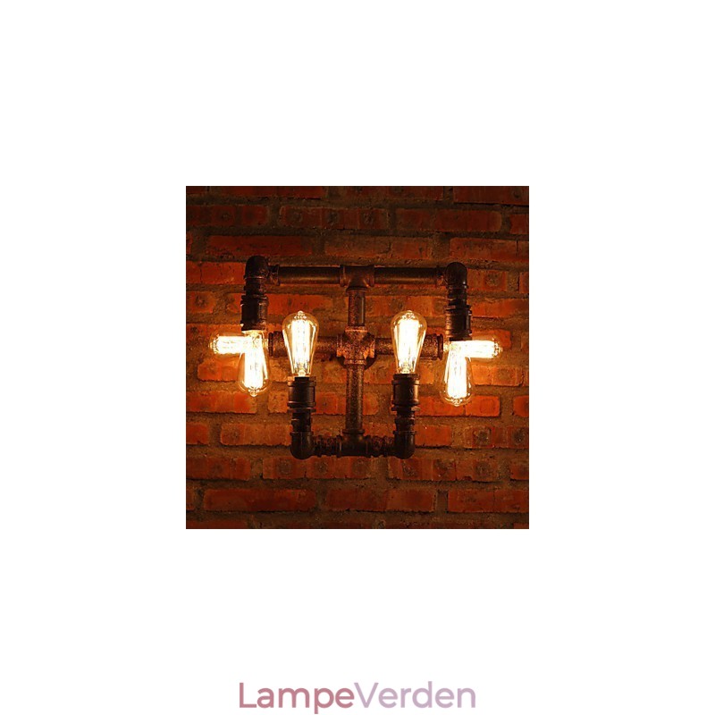 Retro Bar Iron Wall Sconces Mini Style Rustik Lodge Metal