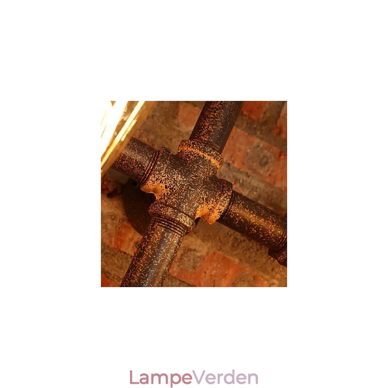 Retro Bar Iron Wall Sconces Mini Style Rustik Lodge Metal