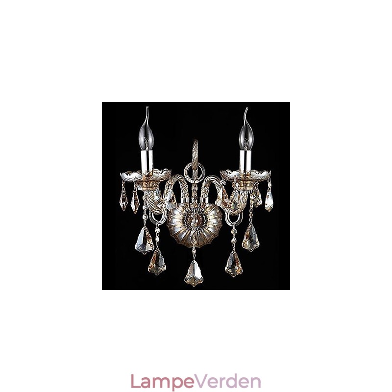 Krystal Væglamper Stearinlys Væglamper Læsevæglamper Moderne moderne metal