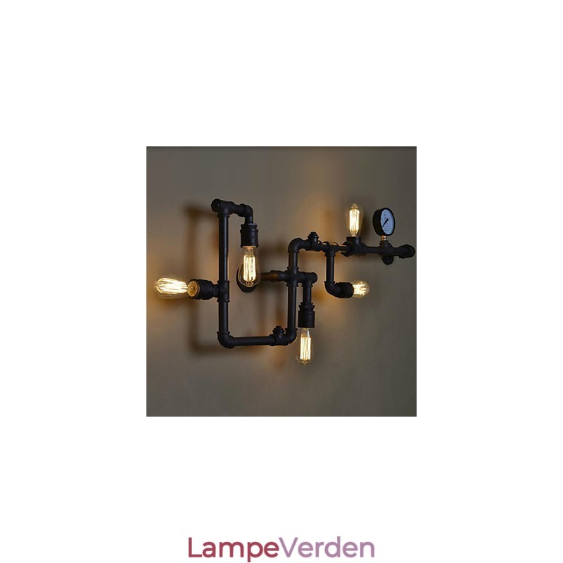 Wall Sconces 5 Light Water Pipe Iron Mini Style Industrial Style Country Metal
