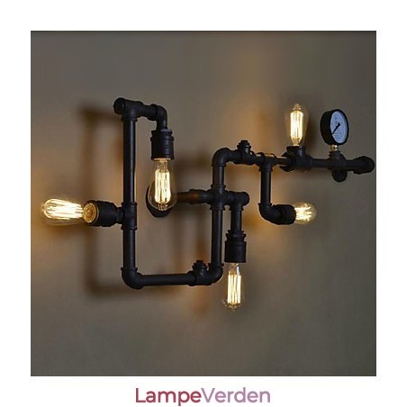 Wall Sconces 5 Light Water Pipe Iron Mini Style Industrial Style Country Metal Wall Sconces 5 Light Water Pipe Iron Mini Style Industrial Style Country Metal
