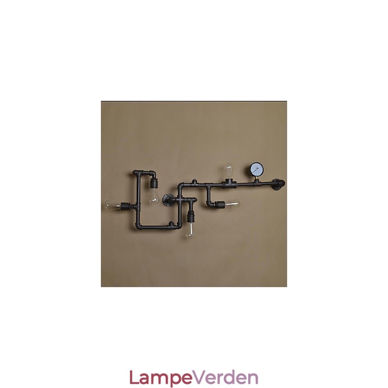 Wall Sconces 5 Light Water Pipe Iron Mini Style Industrial Style Country Metal