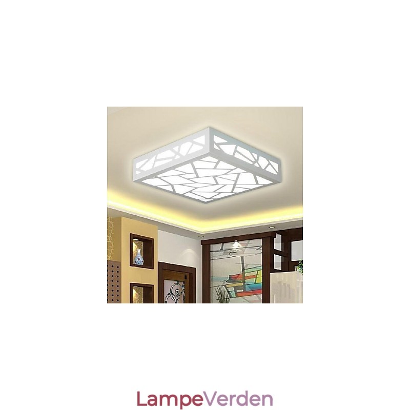 Moderne moderne traditionel klassisk træ-bambus flush Mount