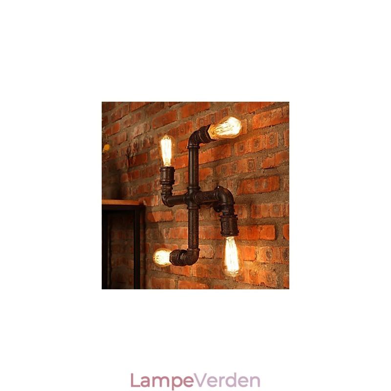 Retro Bar Iron Wall Sconces Mini Style Rustik Lodge Metal