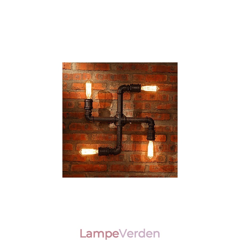 Retro Bar Iron Wall Sconces Mini Style Rustik Lodge Metal