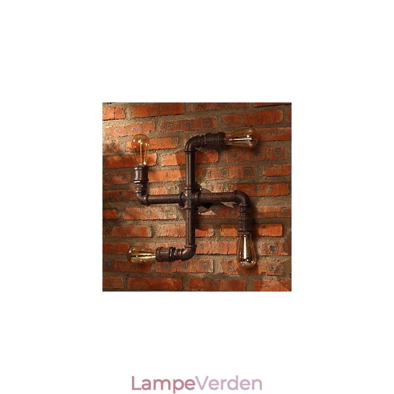 Retro Bar Iron Wall Sconces Mini Style Rustik Lodge Metal