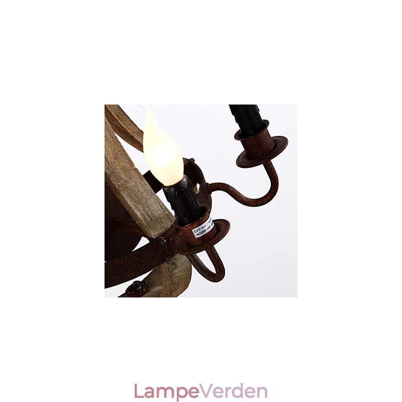 Vintage amerikansk rustik trævæg vintønde lampe Liviing og soveværelse lampe