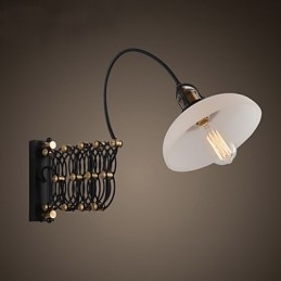 Vintage Industriel Amerikansk Country Restaurant Soveværelse Studie Kreativ Trappe Gang Lampe Teleskopjern Væglamper