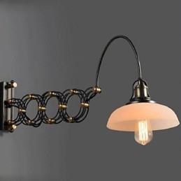 Vintage Industriel Amerikansk Country Restaurant Soveværelse Studie Kreativ Trappe Gang Lampe Teleskopjern Væglamper