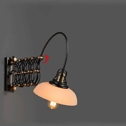 Vintage Industriel Amerikansk Country Restaurant Soveværelse Studie Kreativ Trappe Gang Lampe Teleskopjern Væglamper