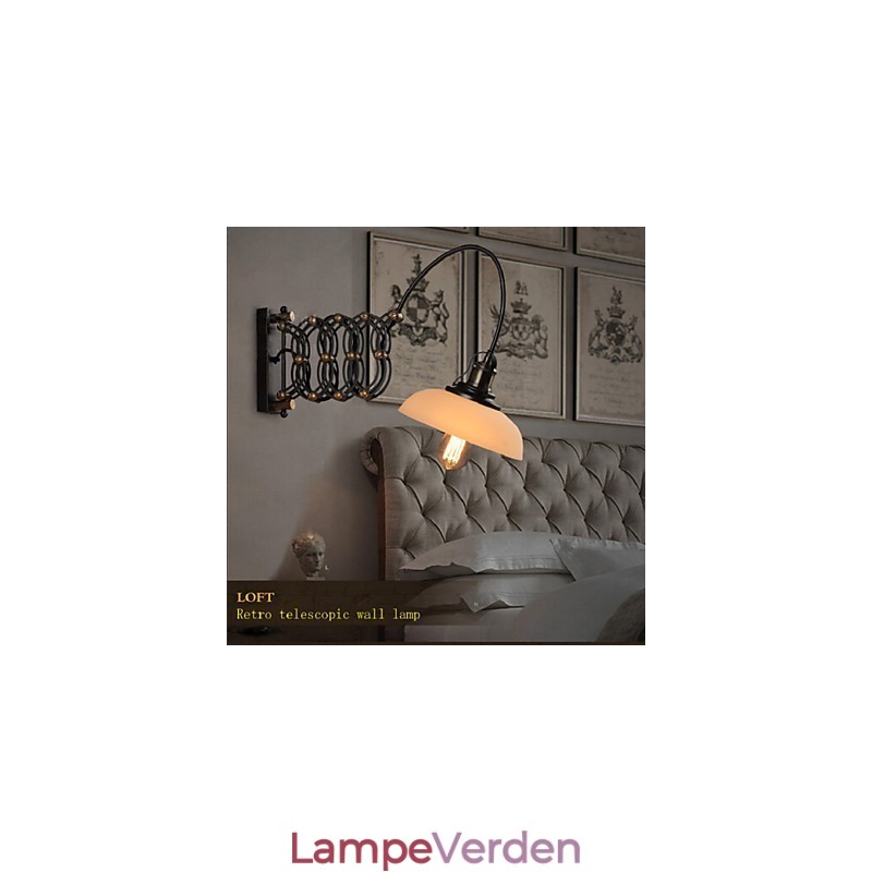 Vintage Industriel Amerikansk Country Restaurant Soveværelse Studie Kreativ Trappe Gang Lampe Teleskopjern Væglamper