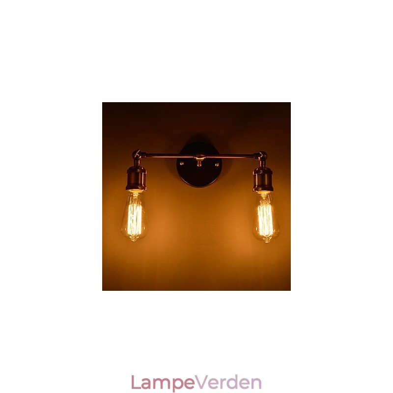 Væglamper til hjemmet Væglampe Minimalistisk interiør Gang Smedejernslampe Soveværelses sengelamper til stuen