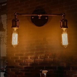 Væglamper til hjemmet Væglampe Minimalistisk interiør Gang Smedejernslampe Soveværelses sengelamper til stuen