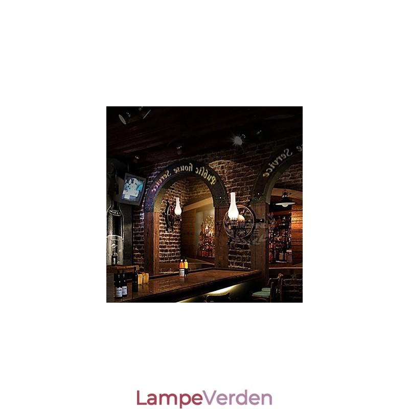 Væglampe One Light og Glas