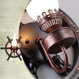 Væglampe One Light og Glas