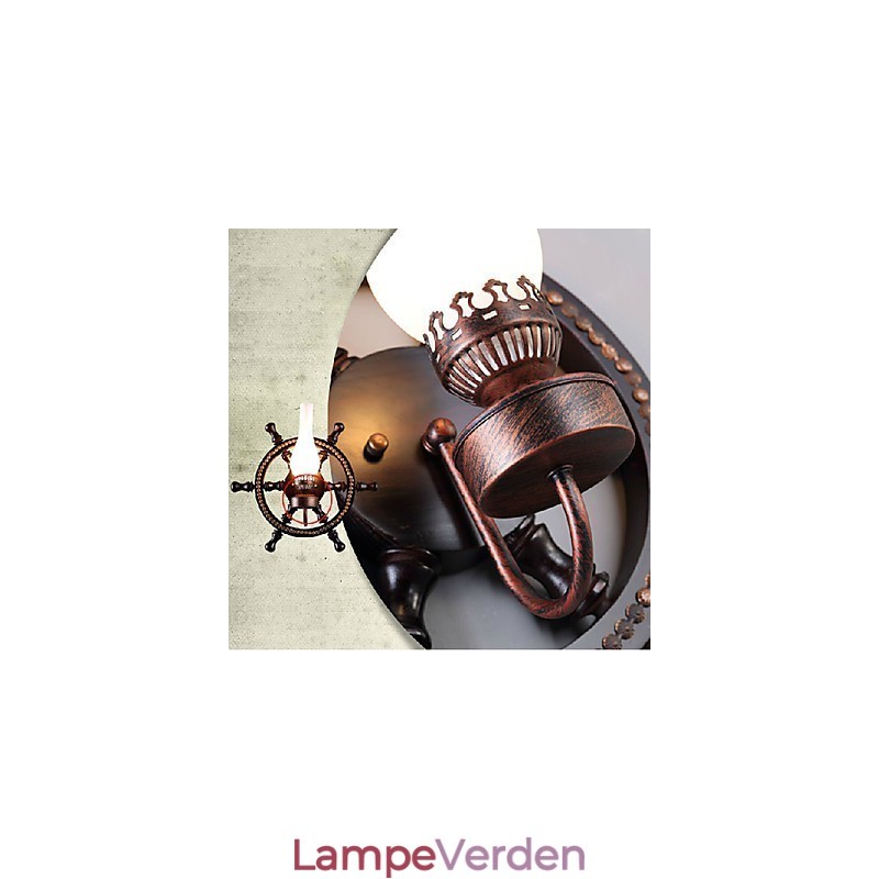 Væglampe One Light og Glas