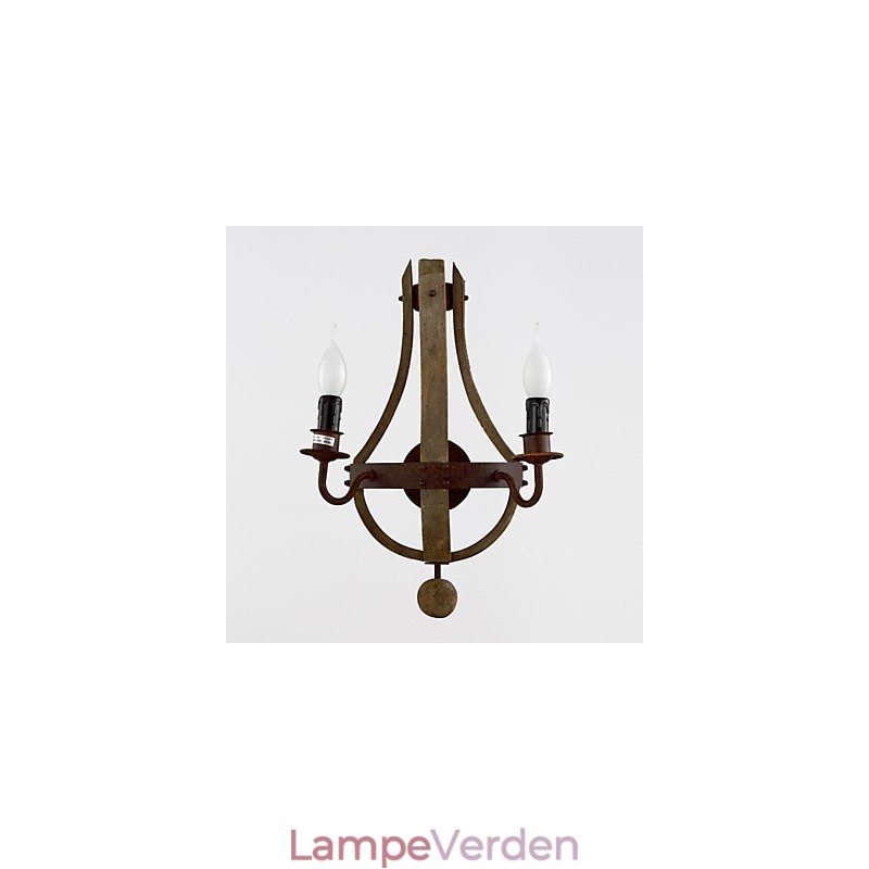 Mini Style Væglamper Rustik Lodge Træ Bambus