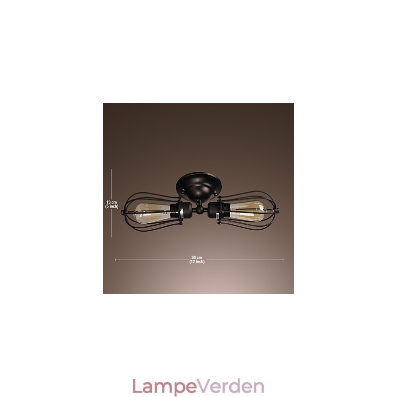 2 lys gylden væglampe i antik stil