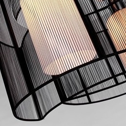 Loftslampe Moderne Design 2 Lys Sort
