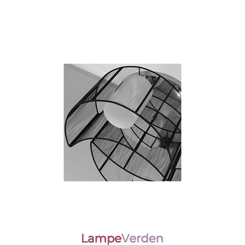 Loftslampe Moderne Design 2 Lys Sort