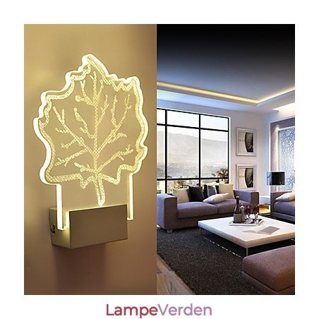 Akryl væglampe PVC lampe Light Chip Modern Contemporary Metal Akryl væglampe PVC lampe Light Chip Modern Contemporary Metal