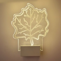 Akryl væglampe PVC lampe Light Chip Modern Contemporary Metal