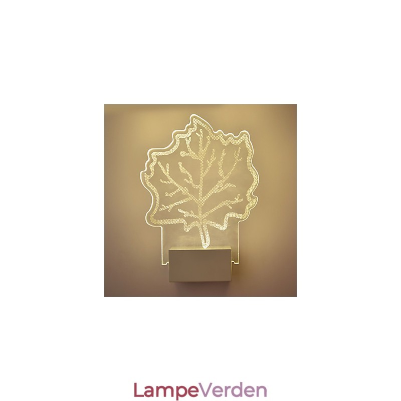 Akryl væglampe PVC lampe Light Chip Modern Contemporary Metal