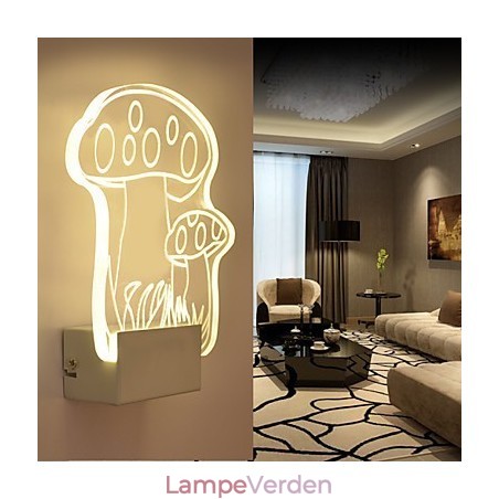 Akryl Væglampe PVC Lampe Lys Moderne Moderne Metal Akryl Væglampe PVC Lampe Lys Moderne Moderne Metal