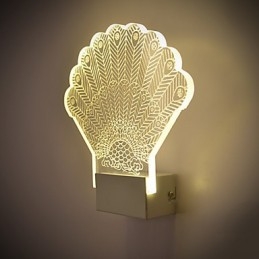 Akryl Væglampe PVC Lampe Lys Moderne Moderne Metal