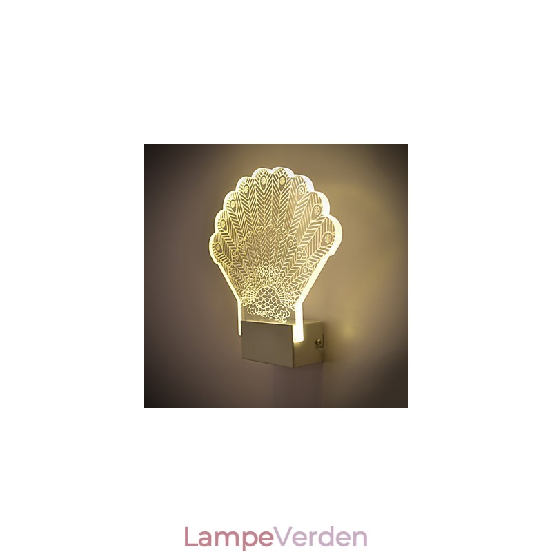 Akryl Væglampe PVC Lampe Lys Moderne Moderne Metal