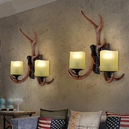 Væglamper Mini Style Traditionel klassisk harpiks