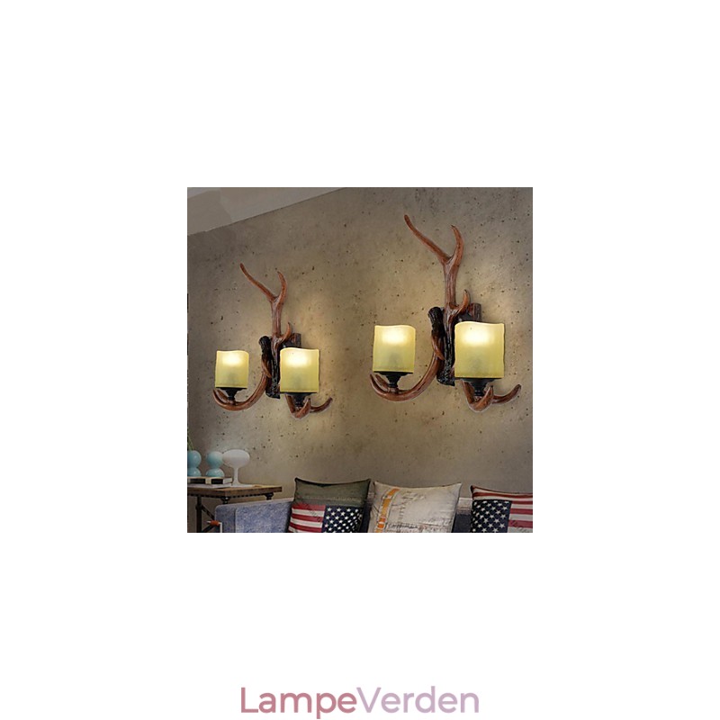 Væglamper Mini Style Traditionel klassisk harpiks