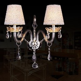 Krystal væglampetter Traditionelt klassisk glas