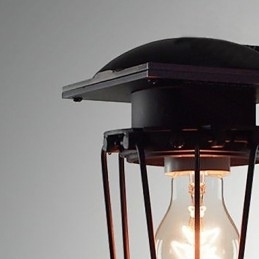 Retro smedede væglamper Enkelt hoved antik væglampe Reminisced Lampe Loft American Iron Vintage Small Cages Væglampe