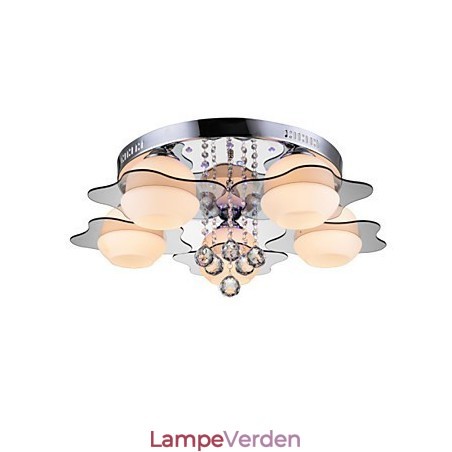 Fjernbetjening 5 lygter med Blue Redss Moderne Loftslys Flush Mount Fjernbetjening 5 lygter med Blue Redss Moderne Loftslys Flush Mount