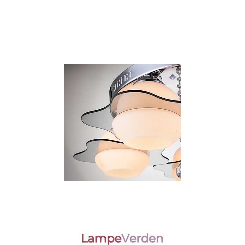 Fjernbetjening 5 lygter med Blue Redss Moderne Loftslys Flush Mount