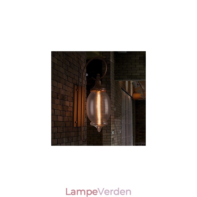 Væglamper til hjemmet Væglampe Minimalistisk interiør Gang Smedejernslampe Soveværelses sengelamper til stuen