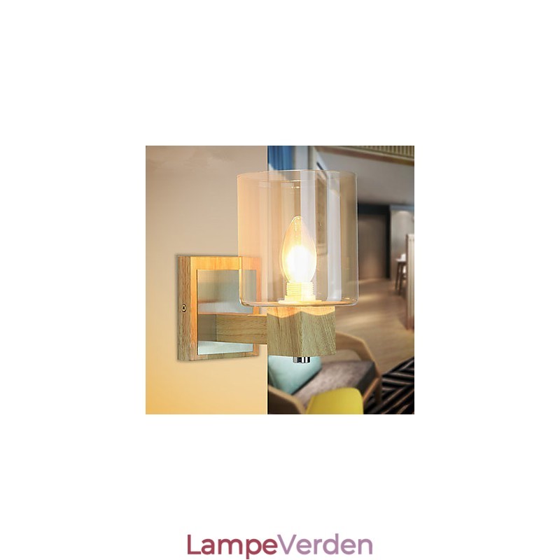 Væglamper Mini Style Traditionel Klassisk Træ Bambus