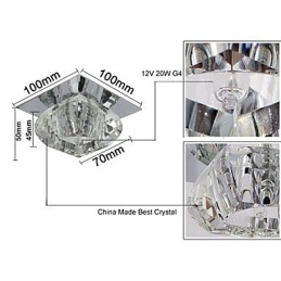 Moderne moderne krystal Mini Style Flush Mount