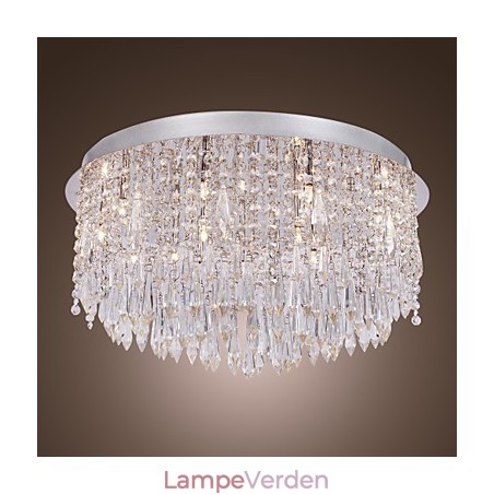 Moderne moderne krystal krom Flush Mount Moderne moderne krystal krom Flush Mount