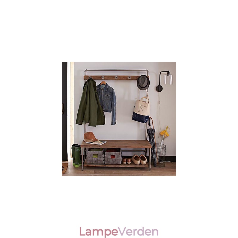 Moderne væglampe med glastrommeskærm