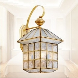 Udendørslampe Havelampe Udendørslampe fuld kobberlampe D